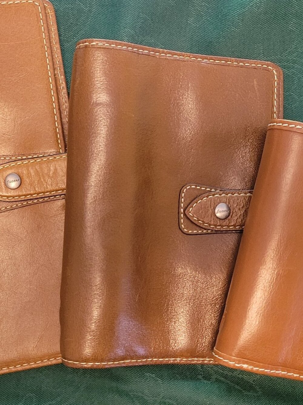 3 Filofax Malden Ochre (bundle)